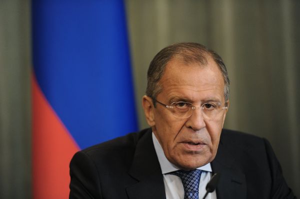 Встреча глав МИД РФ и Лаосской Народно-Демократической Республики С. Лаврова с Т.Сисулитом