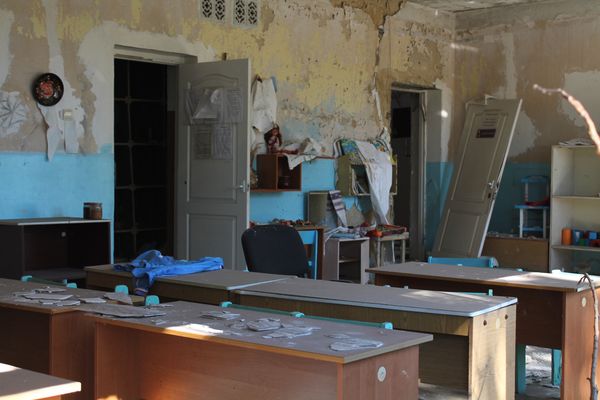 Ситуация в поселке Спартак Донецкой области Ситуация в поселке Спартак Донецкой области