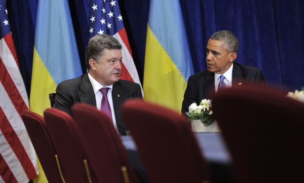 Б.Обама встретился с П.Порошенко Б.Обама встретился с П.Порошенко