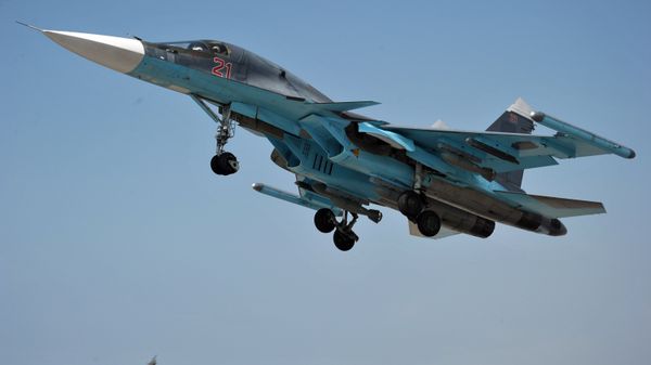 Самолеты ВКС РФ на авиабазе Хмеймим в Сирии