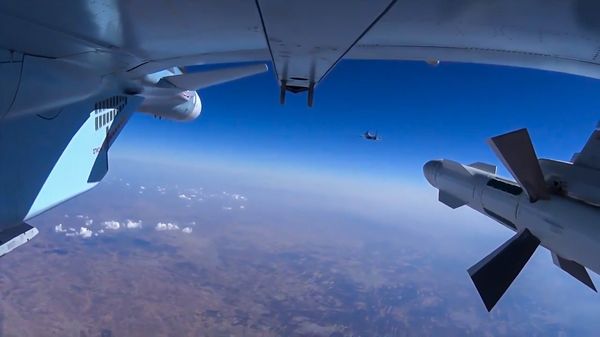 Боевой вылет авиации ВКС РФ в Сирии