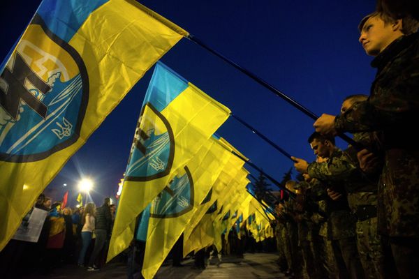 Мероприятия в честь годовщины создания УПА на Украине Мероприятия в честь годовщины создания УПА на Украине