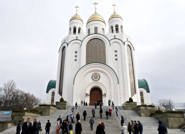 Патриарх Кирилл провел божественную литургию в Калининграде Патриарх Кирилл провел божественную литургию в Калининграде