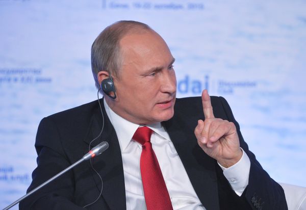 Президент РФ В.Путин принял участие в сессии Международного дискуссионного клуба Валдай