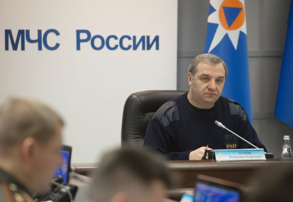 Селекторное совещание в Национальном центре управления в кризисных ситуациях МЧС России