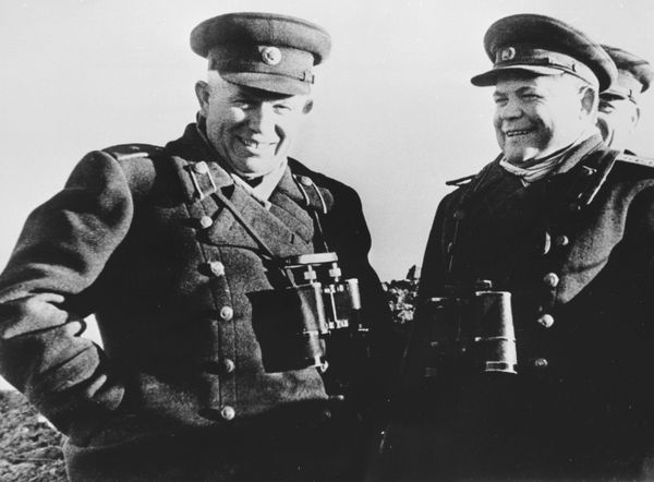 Николай Ватутин, Никита Хрущев Николай Ватутин, Никита Хрущев