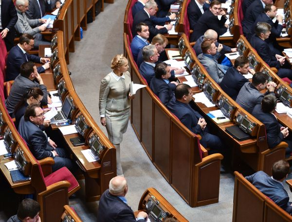 Заседание Верховной рады Украины