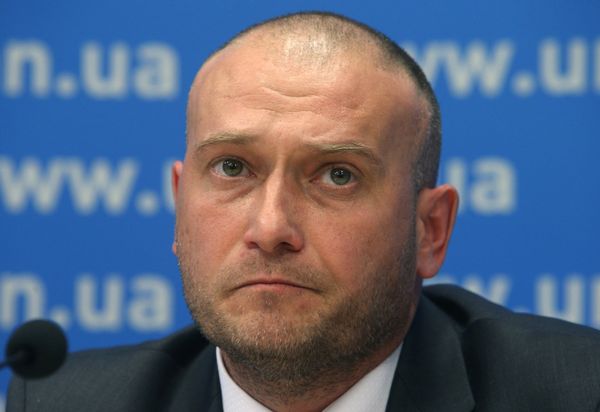 Пресс-конференция кандидата в президента Украины Д.Яроша