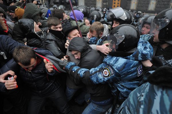 Митинг За европейскую Украину в Киеве