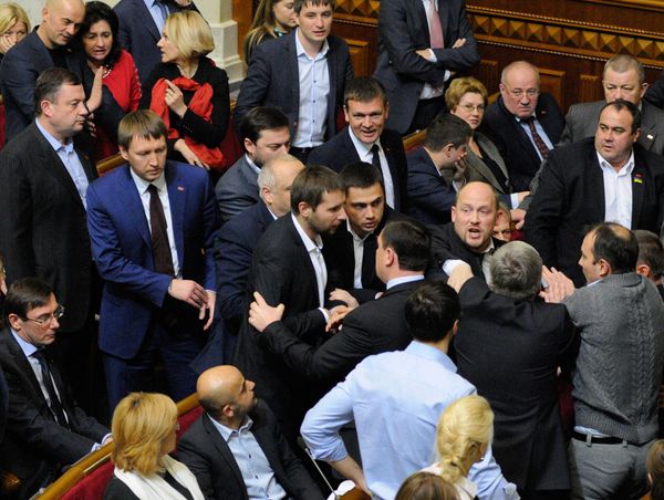 Заседание Верховной Рады Украины