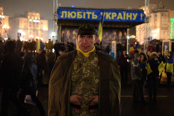 Годовщина событий на Майдане в Киеве Годовщина событий на Майдане в Киеве