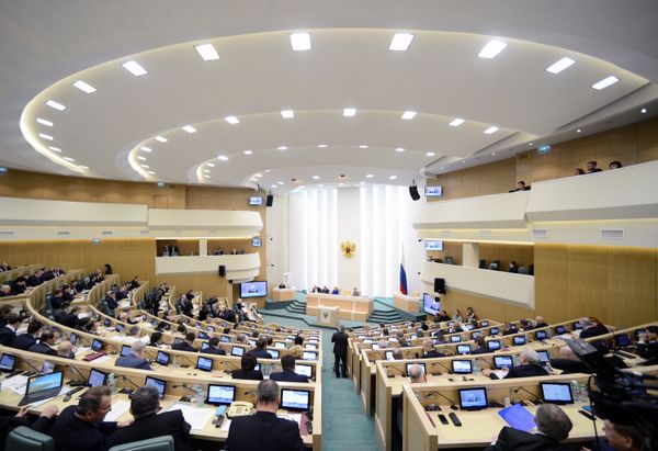Заседание Совета федерации РФ Заседание Совета федерации РФ