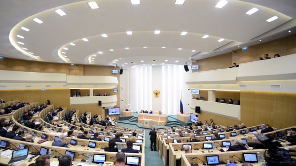 Заседание Совета федерации РФ