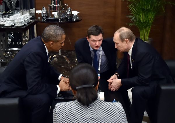 Президент РФ В.Путин принимает участие в саммите G20 в Турции