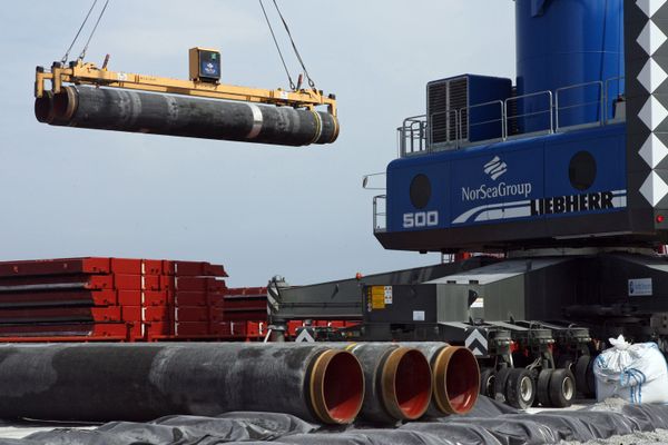 Cтроительство газопровода Северный поток (Nord Stream)