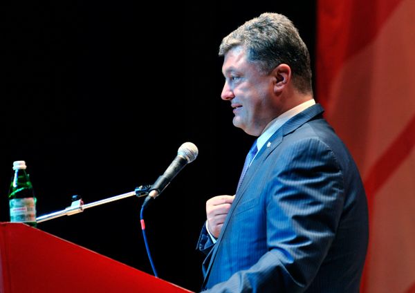 Встреча П.Порошенко с волонтерами избирательной кампании в Киеве