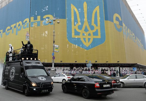 Агитационная кампания лидера Интернет-партии Украины Дарта Вейдера