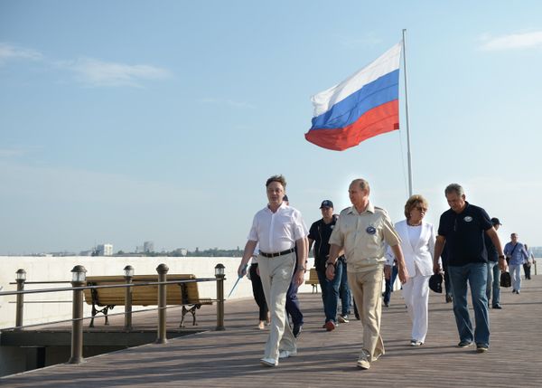 Рабочая поездка президента РФ В.Путина в Крым Рабочая поездка президента РФ В.Путина в Крым