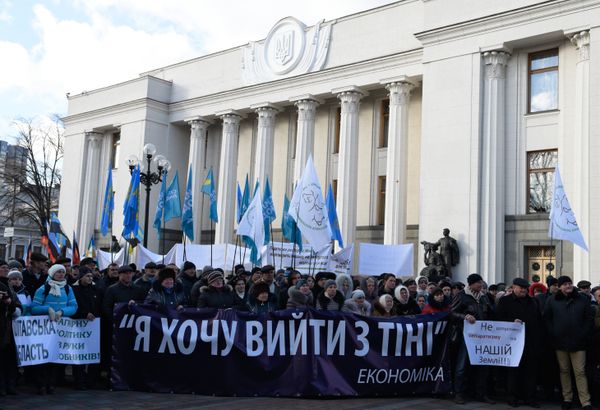 Всеукраинская аграрная забастовка под лозунгом: Не дадим уничтожить Украину! Нет села - нет государства!