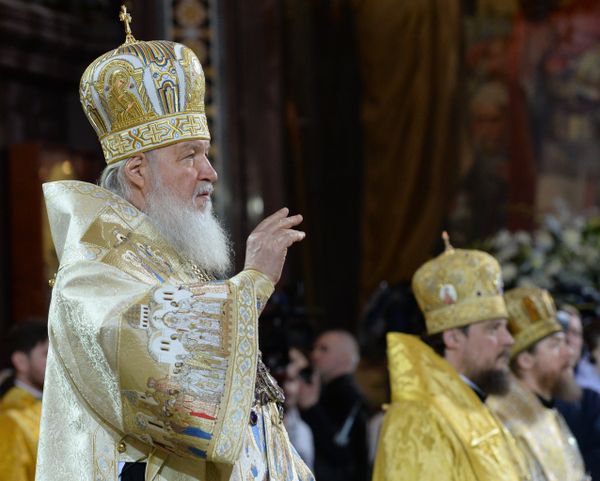 Рождественское богослужение в храме Христа Спасителя