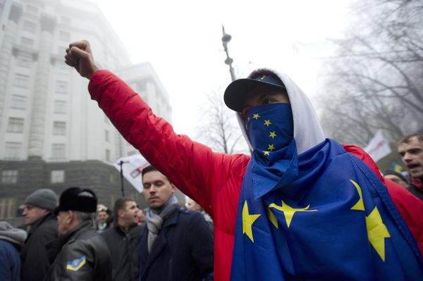 Митинг За европейскую Украину в Киеве