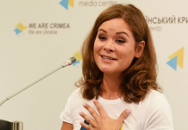 Пресс-конференция Марии Гайдар в Киеве