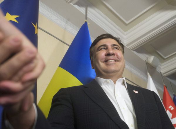 Пресс-конференция Михаила Саакашвили в Киеве