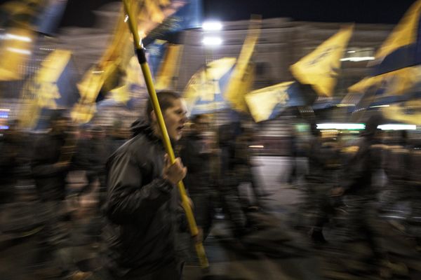 Акции в украинских городах в День защитника Украины Акции в украинских городах в День защитника Украины