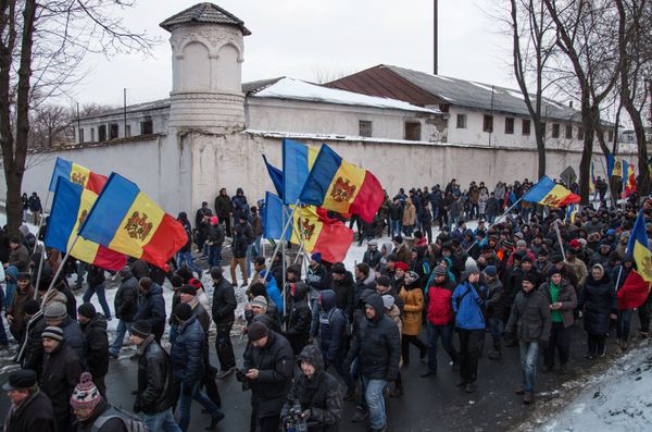 Протестные акции оппозиции в Кишиневе