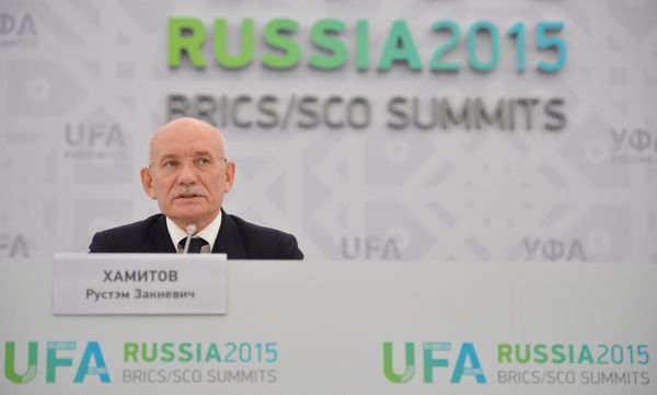 Брифинг Главы Республики Башкортостан Рустэма Хамитова Брифинг Главы Республики Башкортостан Рустэма Хамитова