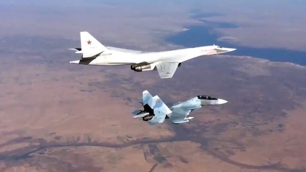 Боевые вылеты Дальней авиации ВВС РФ по объектам террористов в Сирии