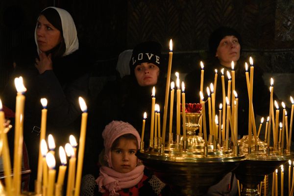 Празднование Рождества Христова в Киево-Печерской лавре