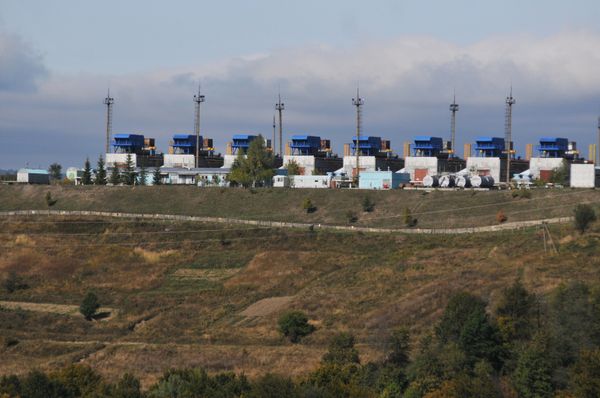 Высокогорная газокомпрессорная станция Воловец в Закарпатской области