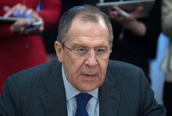 Встреча главы МИД РФ С.Лаврова с бывшим Министром иностранных дел Японии М.Комурой