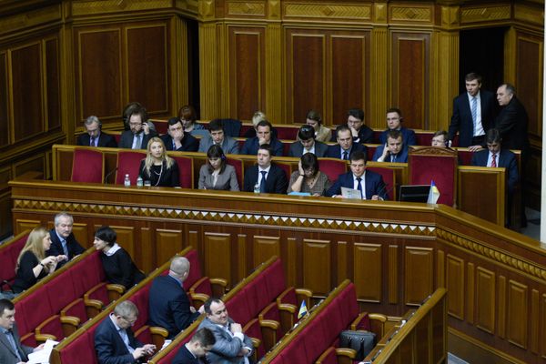 Заседание Верховной рады Украины