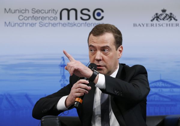 Премьер-министр РФ Д. Медведев принял участие в Мюнхенской конференции по безопасности