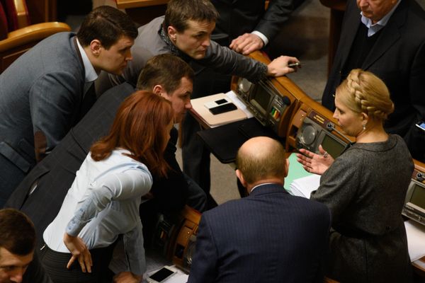 Заседание Верховной рады Украины