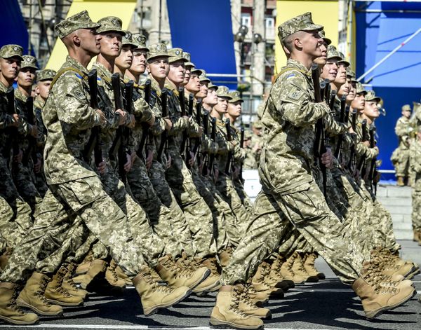 Марш в честь Дня Независисмости в Киеве
