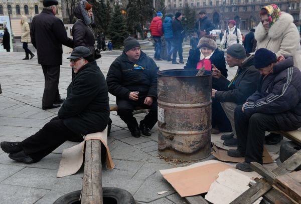 Народное вече радикалов на Майдане Незалежности в Киеве