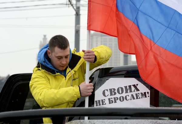 Автопробег Своих не бросаем! в поддержку жителей Крыма Автопробег Своих не бросаем! в поддержку жителей Крыма
