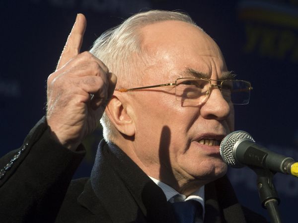 Митинг сторонников Партии регионов в Киеве
