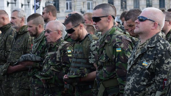 Народное вече организации Правый сектор в Киеве