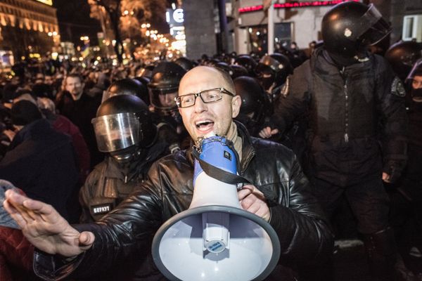 Митинг сторонников евроинтеграции Украины в Киеве