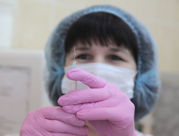 Работа детской поликлиники в Омске в период эпидемии гриппа