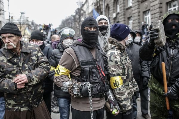 Акция сторонников евроинтеграции Украины