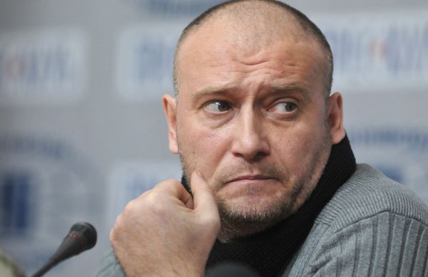 Пресс-конференция бывшего лидера запрещенной в России организации Правый сектор Дмитрия Яроша во Львове
