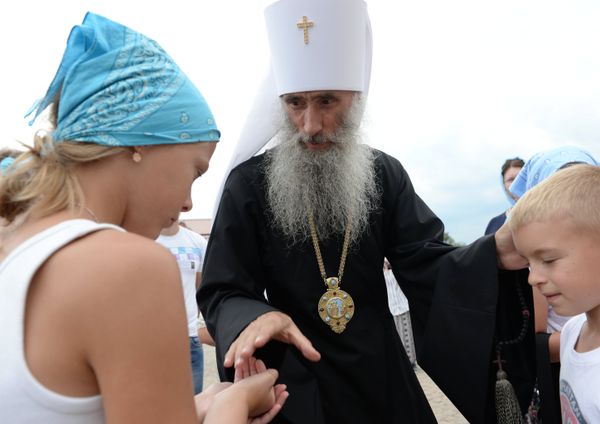 Торжества, посвященные 700-летию со дня рождения преподобного Сергия Радонежского. День второй