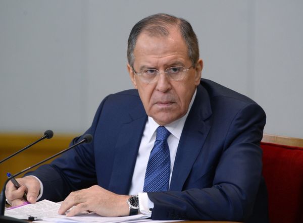 Пресс-конференция министра иностранных дел РФ С. Лаврова по итогам 2015 года