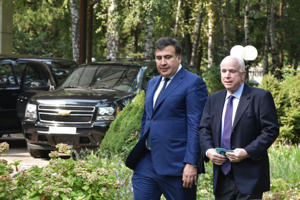 Сенатор США Д. Маккейн посетил Одессу Сенатор США Д. Маккейн посетил Одессу