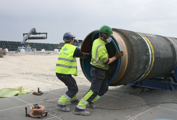 Cтроительство газопровода Северный поток (Nord Stream)